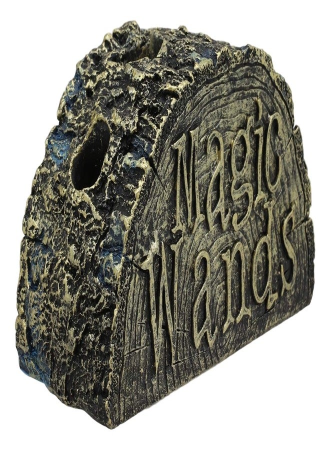 Ebros Gift Ebros Witches Wizards and Sorcerers Realistic Fantasy Cosplay Decorative Magical Spells Sorcery Costume Prop Accessory Decor Collectible Figurine (Dryad Stump of Magic Wand Holder Stand) - Image 4